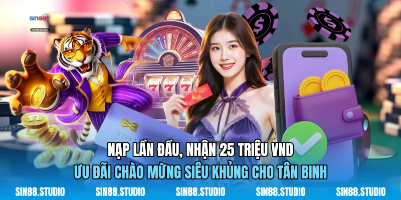 Nạp Lần Đầu, Nhận 25 Triệu VND - Ưu Đãi Cho Tân Binh 1 Nạp Lần Đầu, Nhận 25 Triệu VND