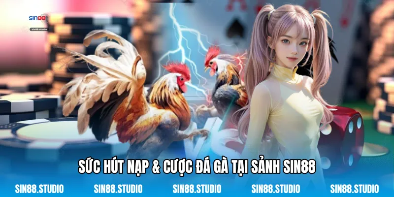 Nạp & Cược Đá Gà - Giải Trí Cùng Các Sới Gà Online 2 Sức Hút Nạp & Cược Đá Gà Tại Sảnh Sin88